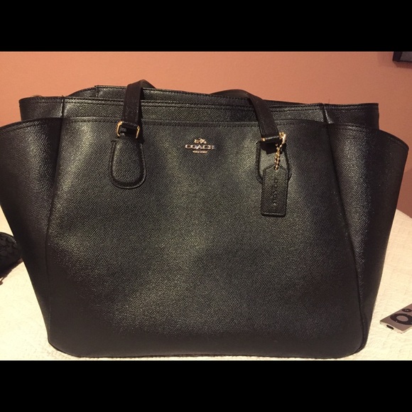 Coach black diaper bag - Picture 1 of 1